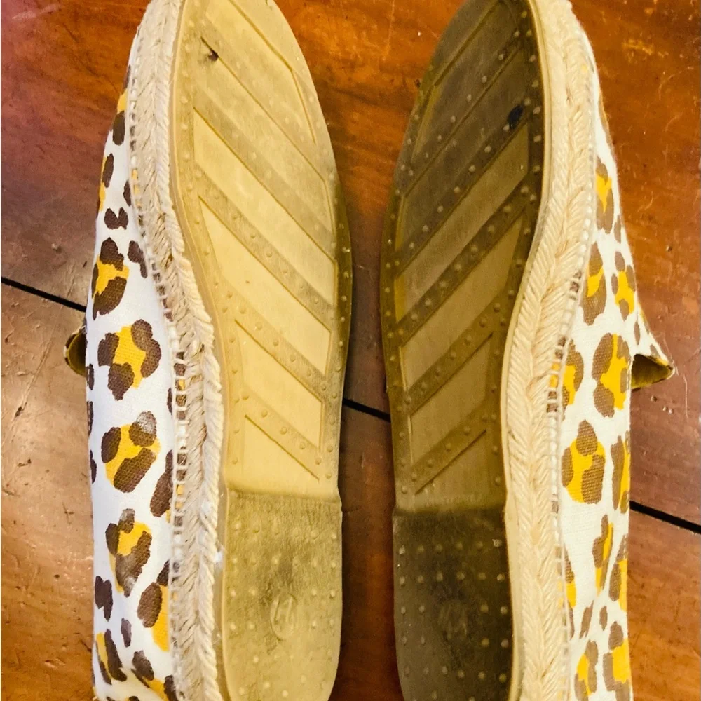 Classic Stubbs & Wootton chettah printed canvas espadrilles jute woven outsole